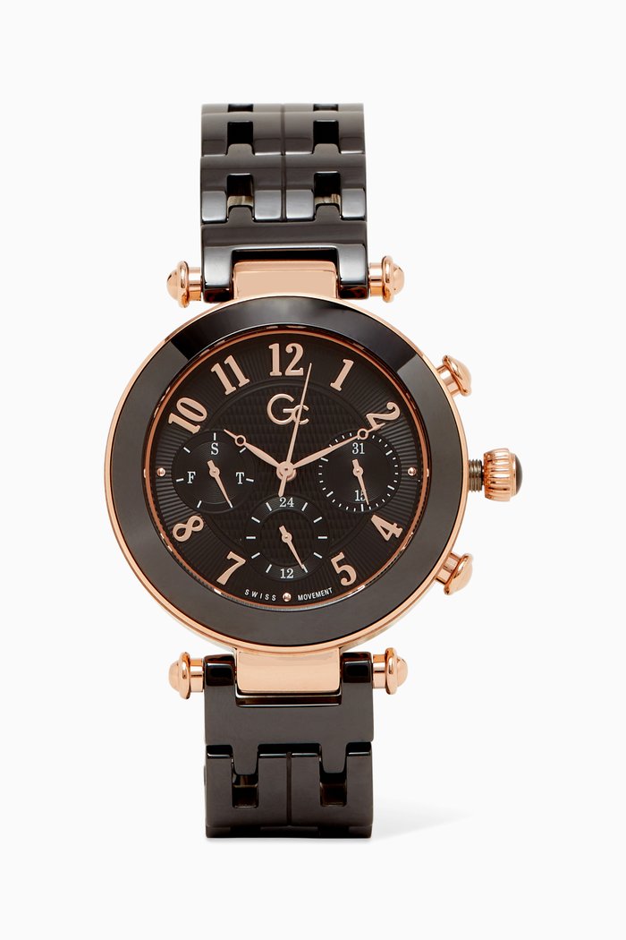 

PrimeChic Ceramic Watch, Black