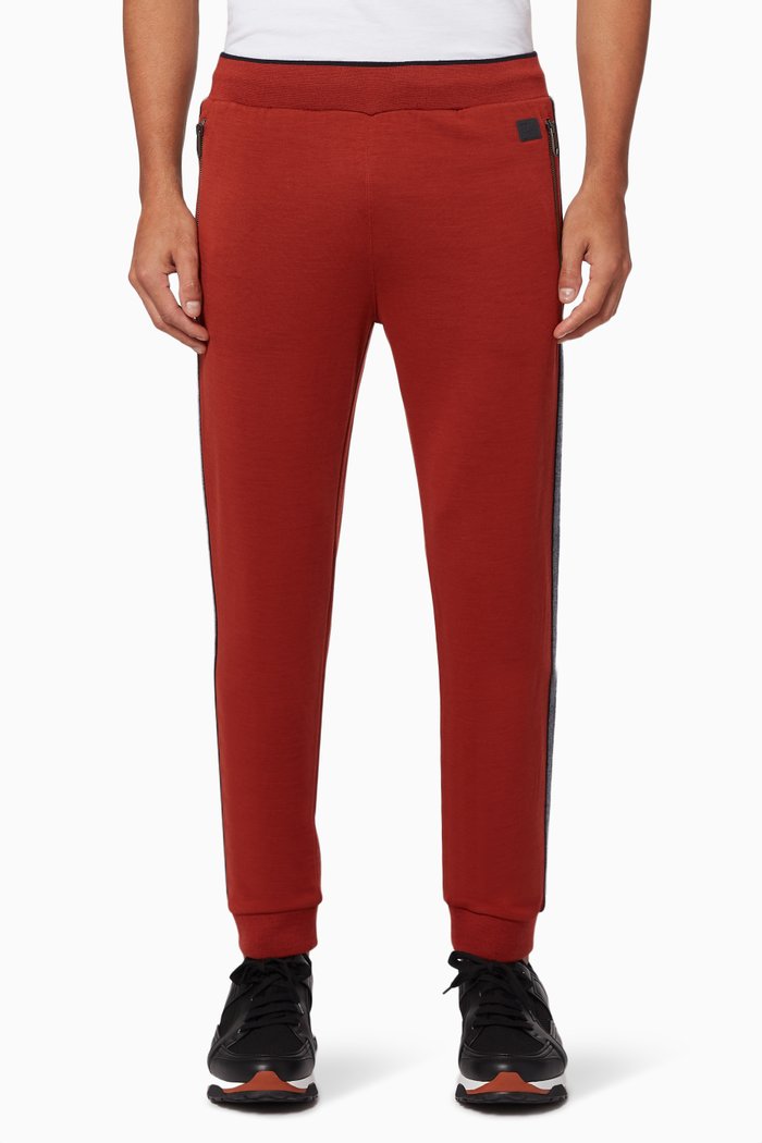 

Techmerino Wool Track Pants, Orange