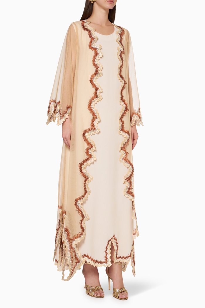 

Kaftan & Maxi Dress Set, Neutral