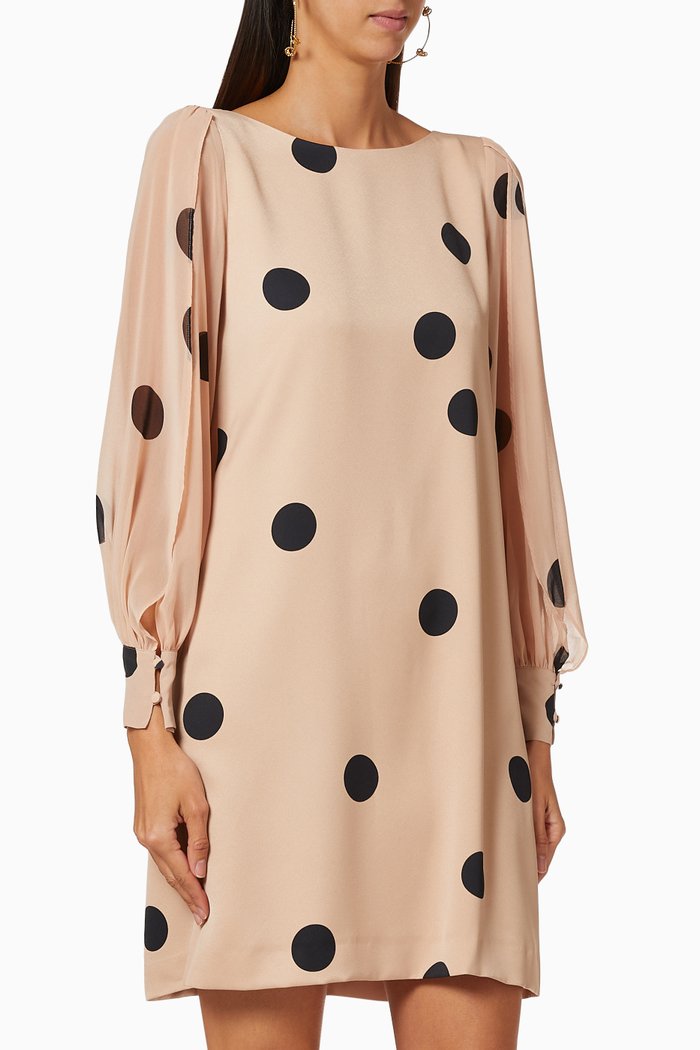 

Genzana Polka Dot Dress, Pink