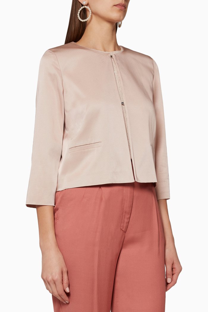 Canga Long Sleeve Jacket, Pink
