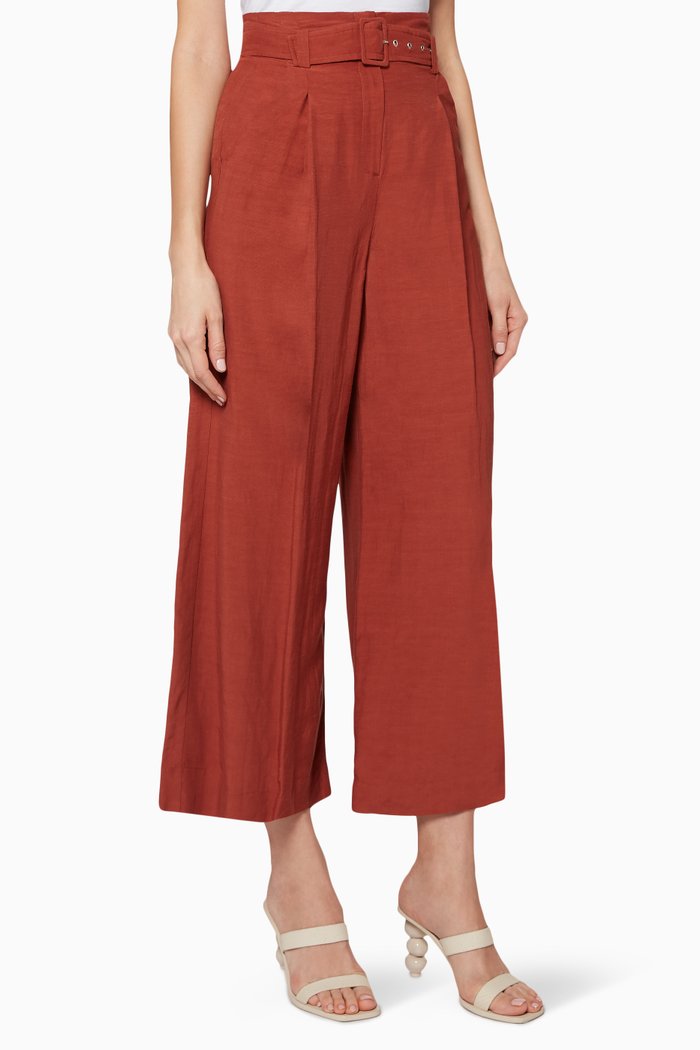 

Marais Wide Leg Pants, Brown
