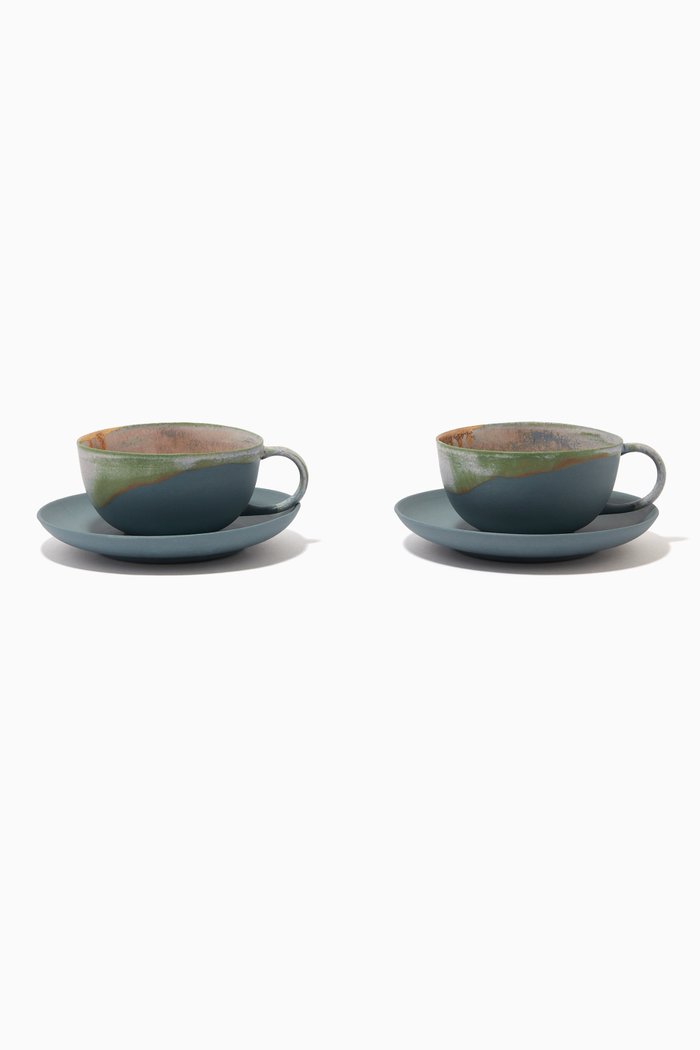 

Sage Resource Coffee Set, Set of 2, Multicolour