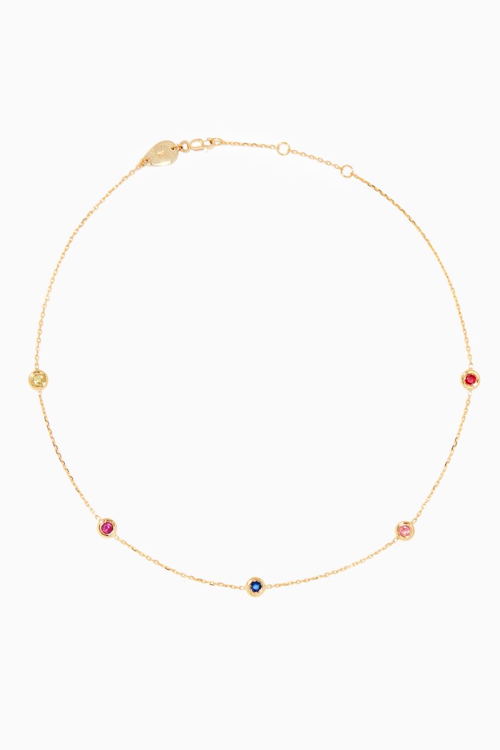 

Constellation Precious Stone Choker, Yellow