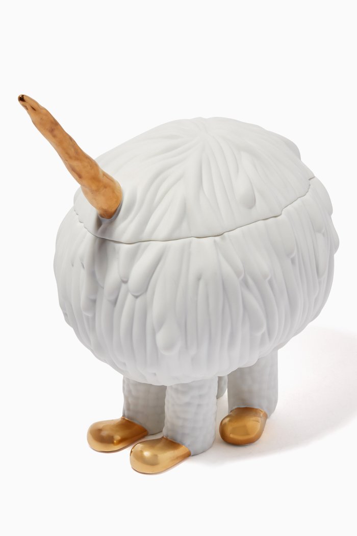 Haas Mojave Unicorn Candle, White