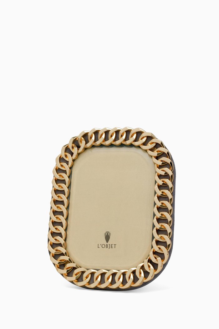 

Cuban Link Frame, 5 x 7", Gold