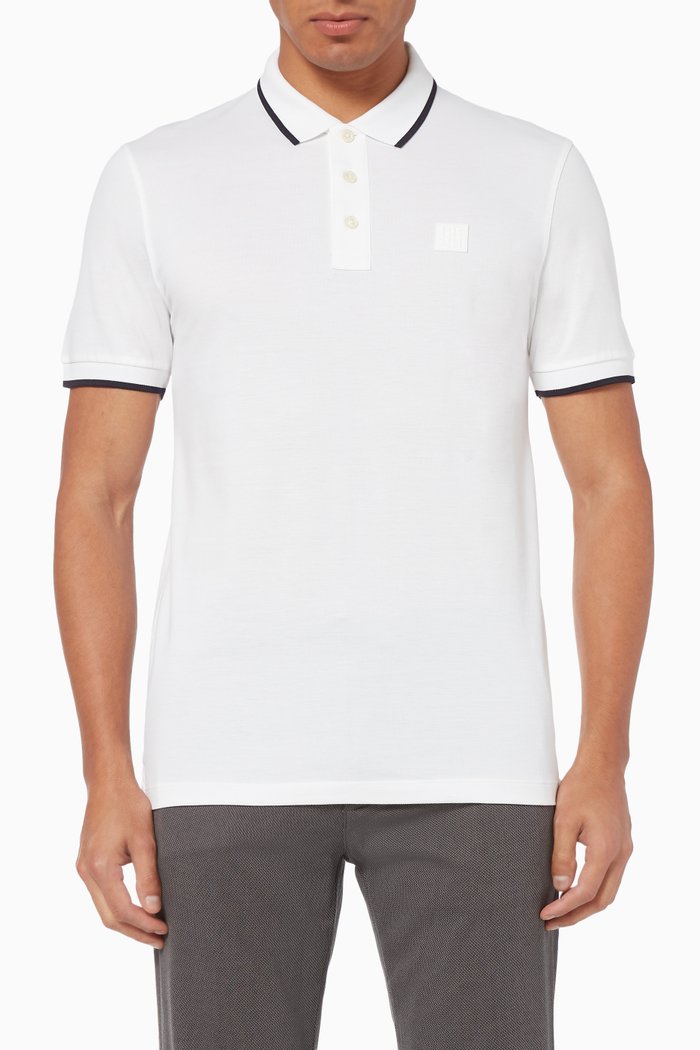 

Parlay 73 Cotton Piqué Shirt, White