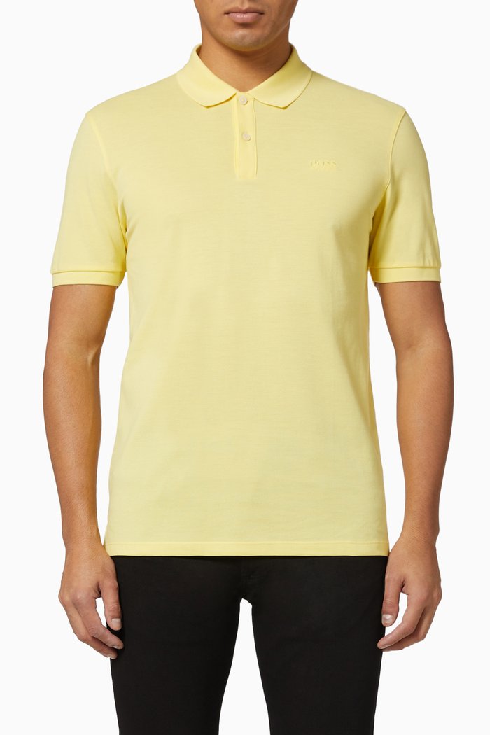 

Pallas Pima Cotton Polo Shirt, Yellow