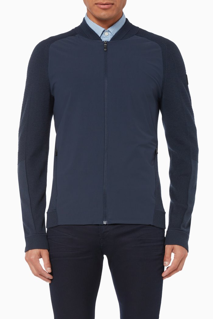 

Zaol Pro Zip-Up Jersey Sweater, Blue