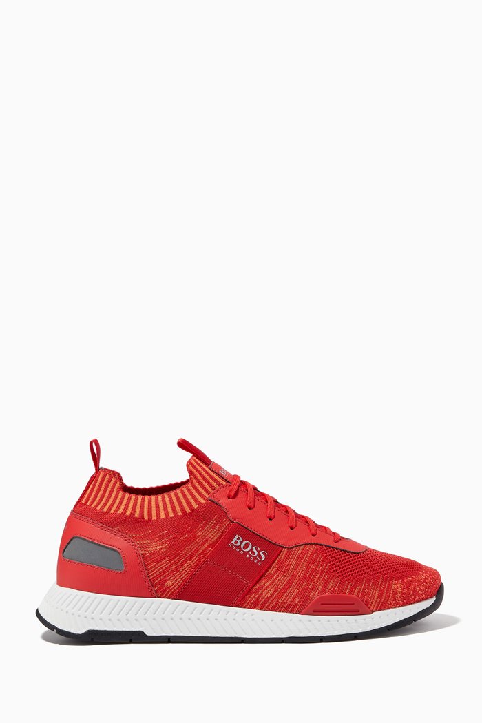 

Titanium Running Sneakers, Red