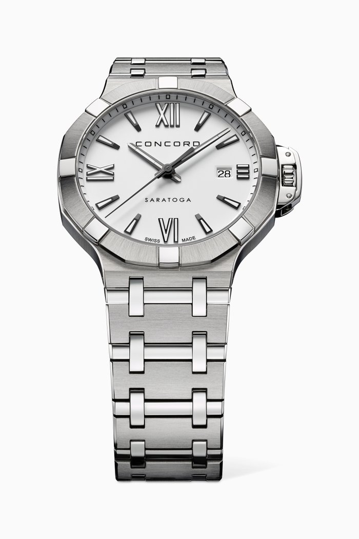

Saratoga Quartz Watch, White