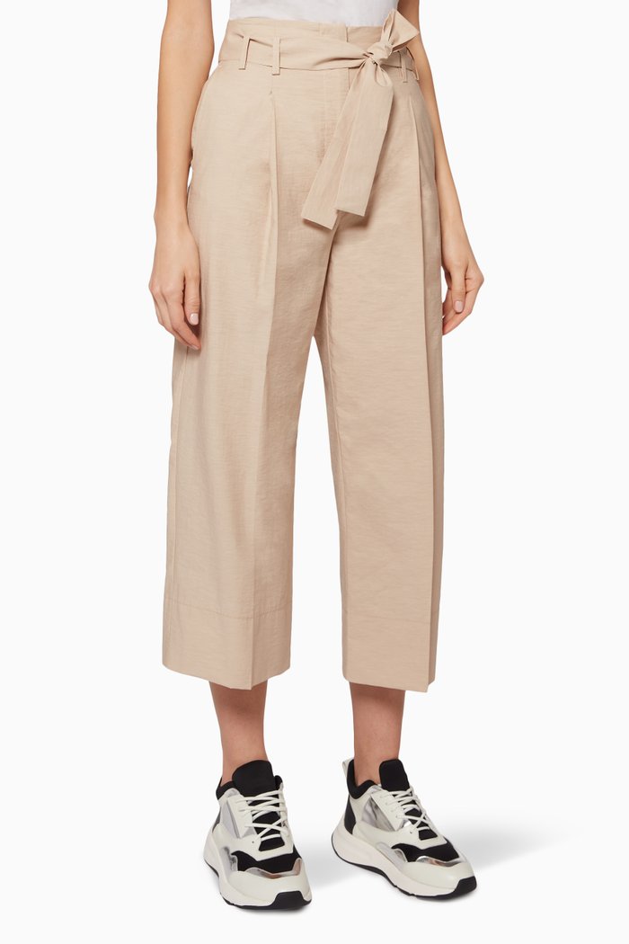 

Finanza Cropped Pants, Neutral