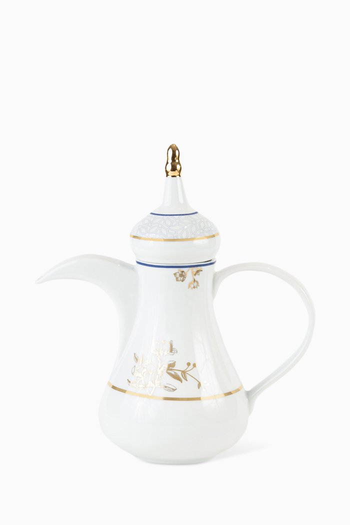 Kunooz Arabic Coffee Dallah, Multicolour