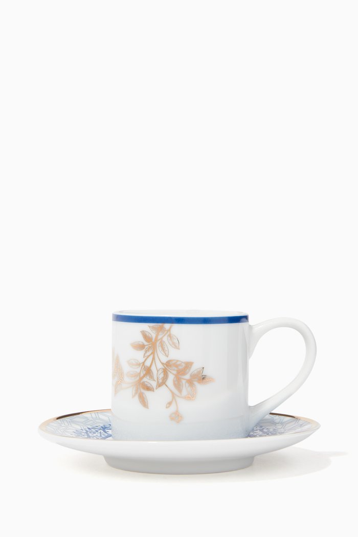 

Kunooz Espresso Cup & Saucer Set, Multicolour