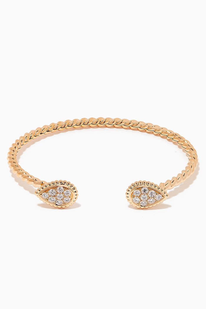 

Serpent Bohème S Motif Diamond Bracelet, Yellow