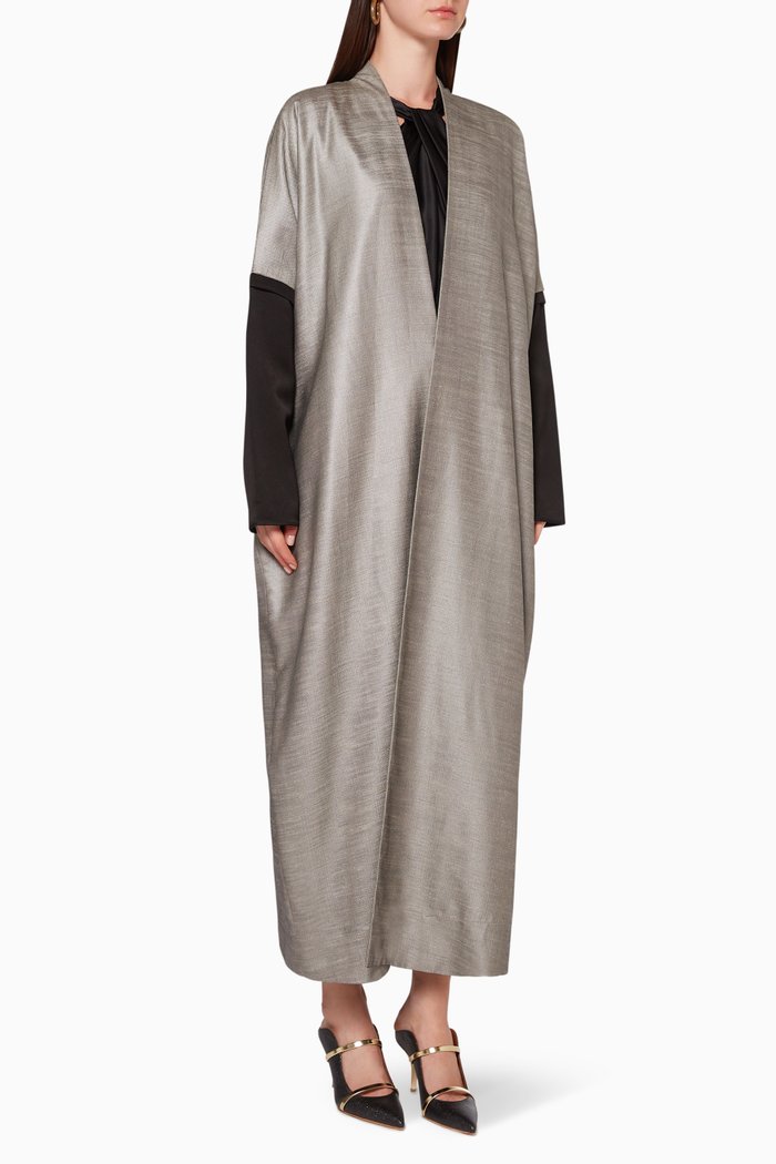 

Slick Abaya & Sheila Set, Grey