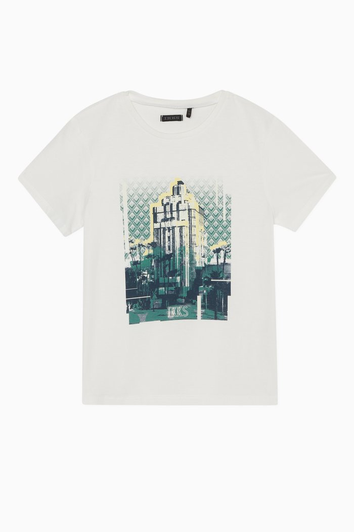 

Glow-In-The-Dark Print T-Shirt, White