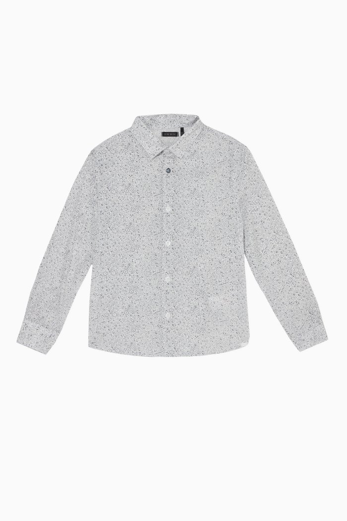 

Floral Liberty Print Cotton Shirt, White