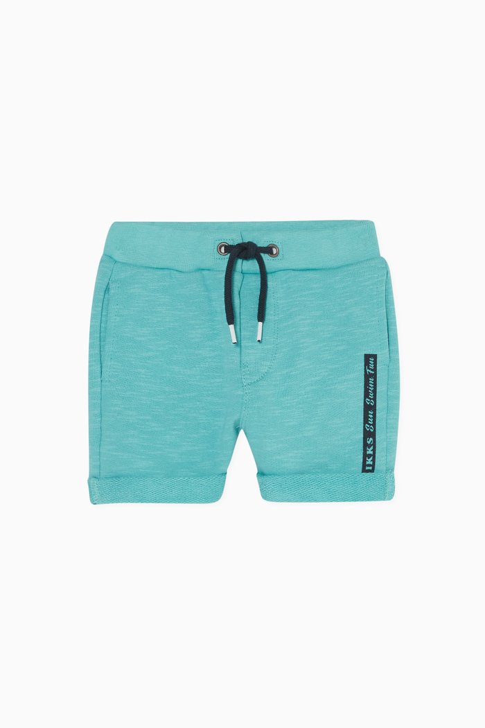 

Cotton Bermuda Shorts, Blue