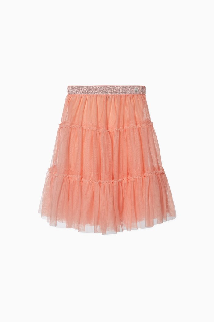 

Tulle Midi Skirt, Orange