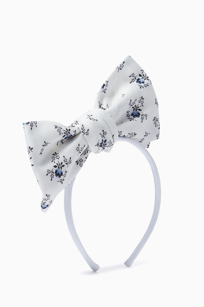 

Origami Bow Headband, White