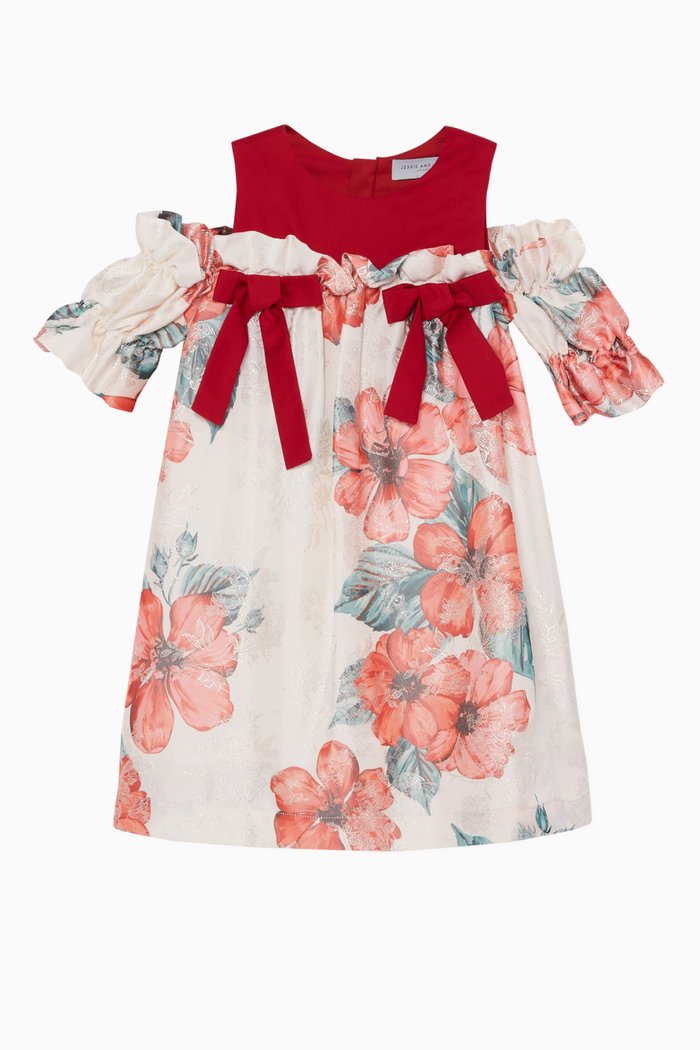 

Holly Floral Print Dress, Red