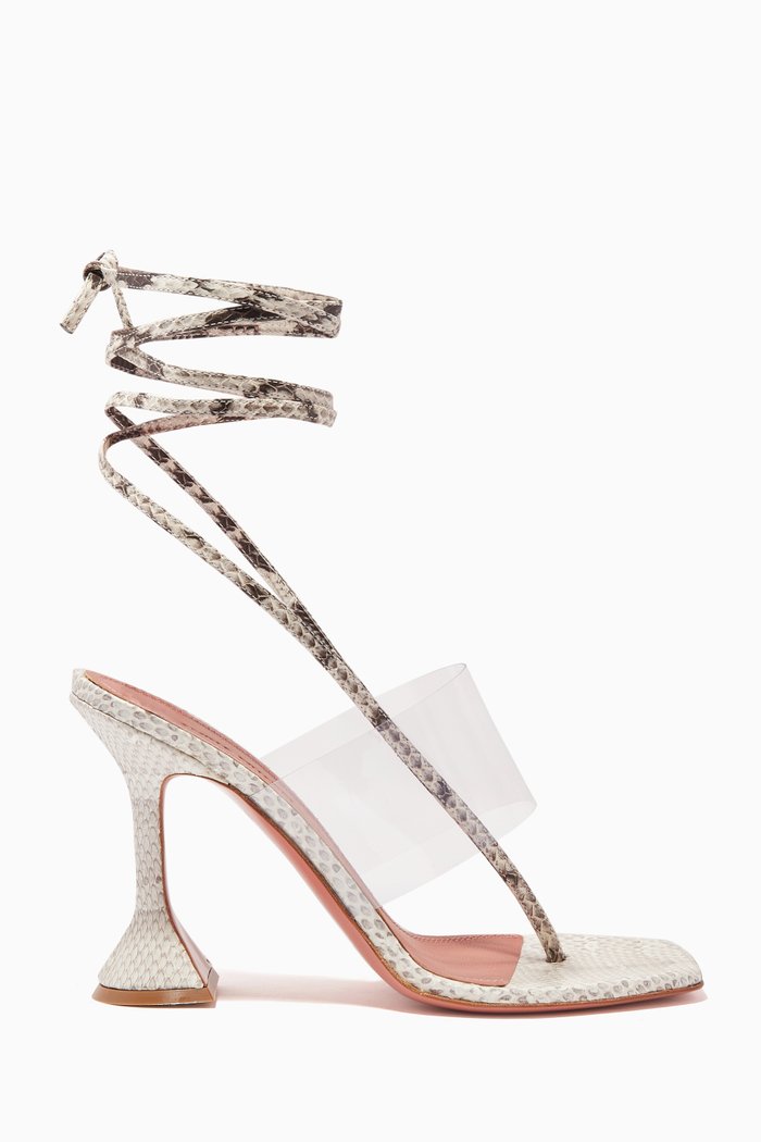 

Zula 95 Sandals in Watersnake, Grey