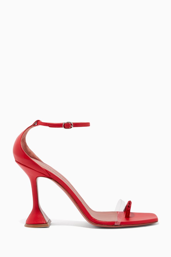

Oya 95 Sandals in Suede, Red