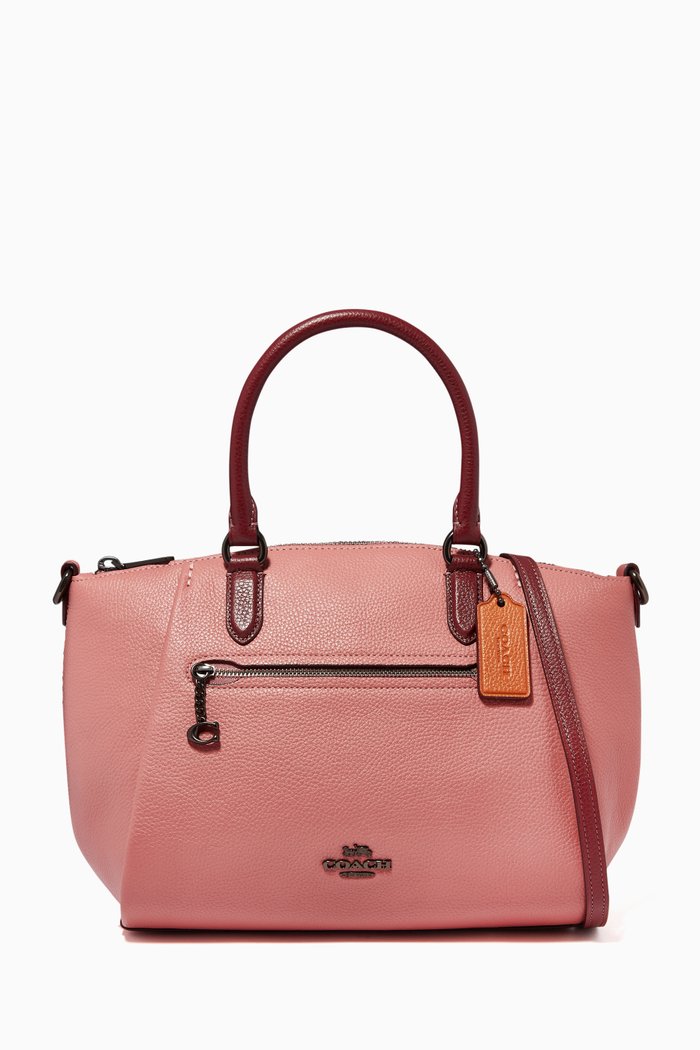 

Elise Satchel in Pebble Leather, Pink