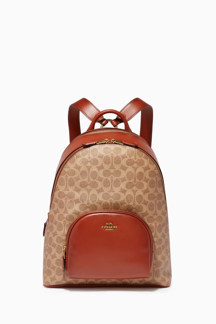 

Carrie Backpack in Signature Canvas, Brown