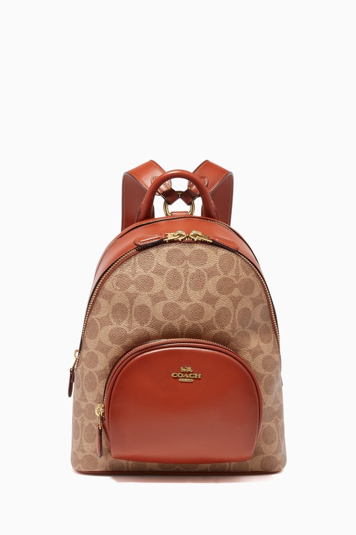 

Carrie Backpack 23 in Signature Canvas, Brown