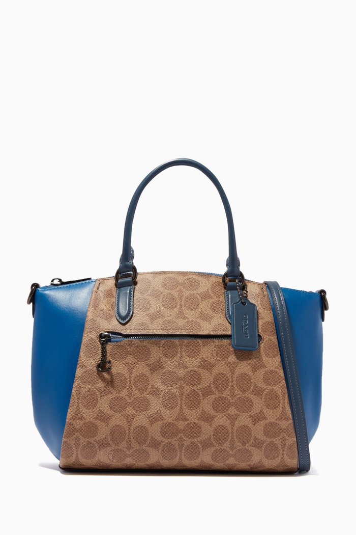

Elise Satchel in Signature Canvas, Blue