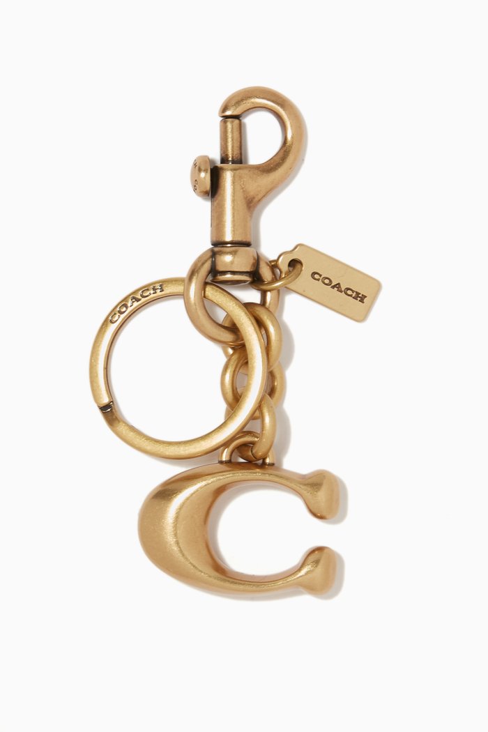 

Signature Bag Charm, Gold