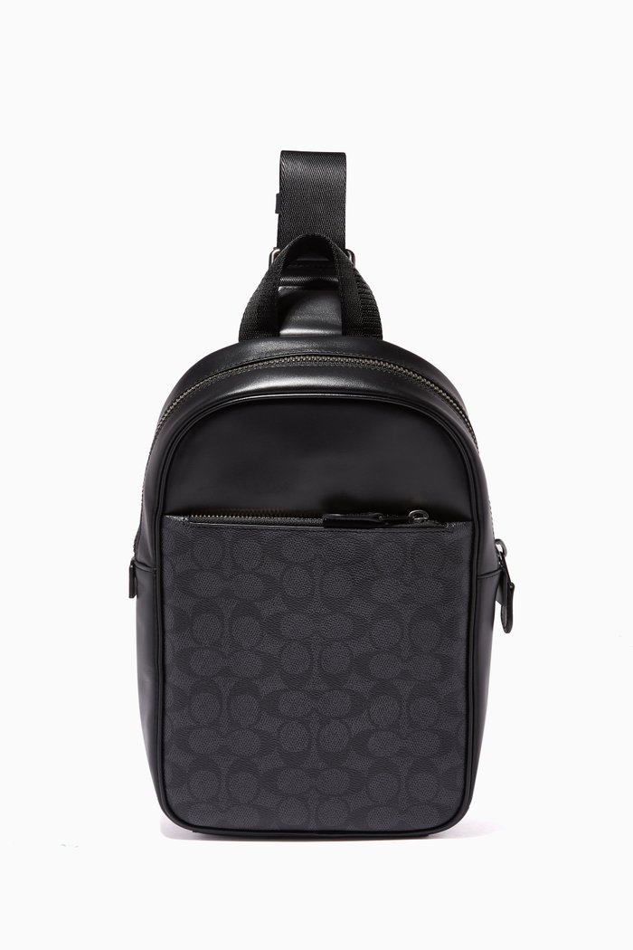 

Metropolitan Soft Pack in Signature Canvas, Grey