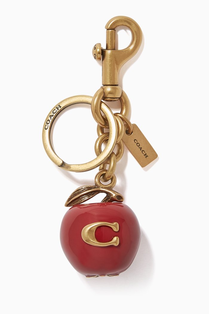 

Apple Bag Charm, Red