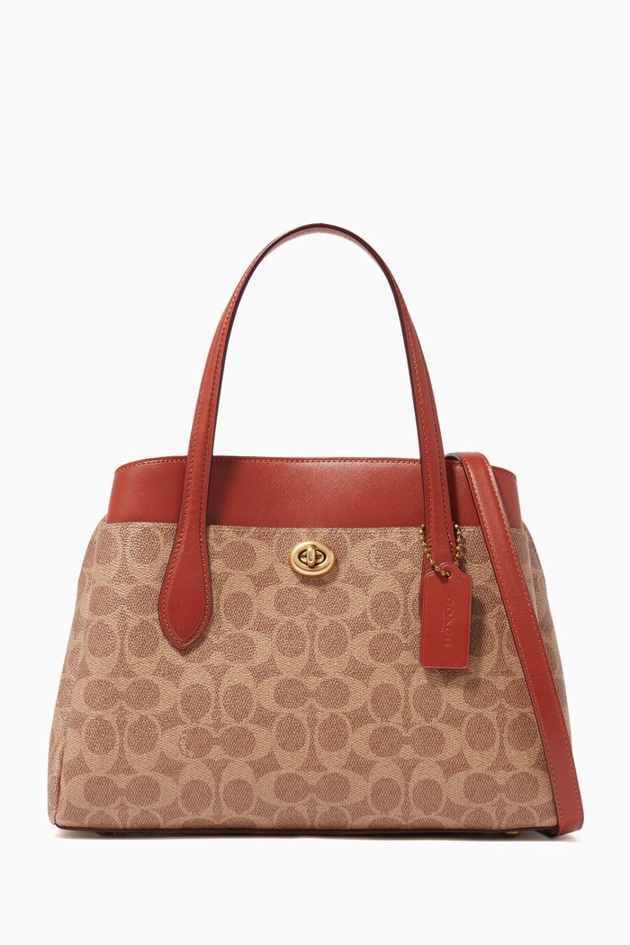 

Lora Carryall 30 in Signature Canvas, Brown
