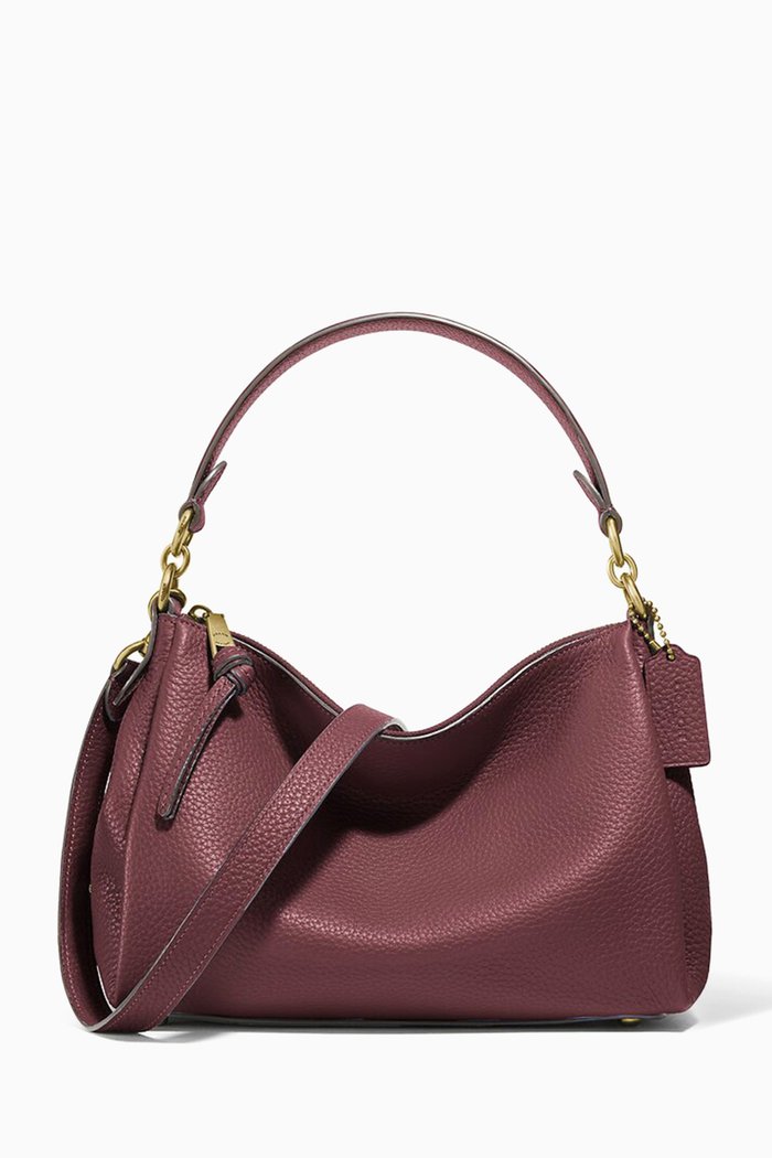 

Shay Soft Crossbody in Pebble Leather, Red