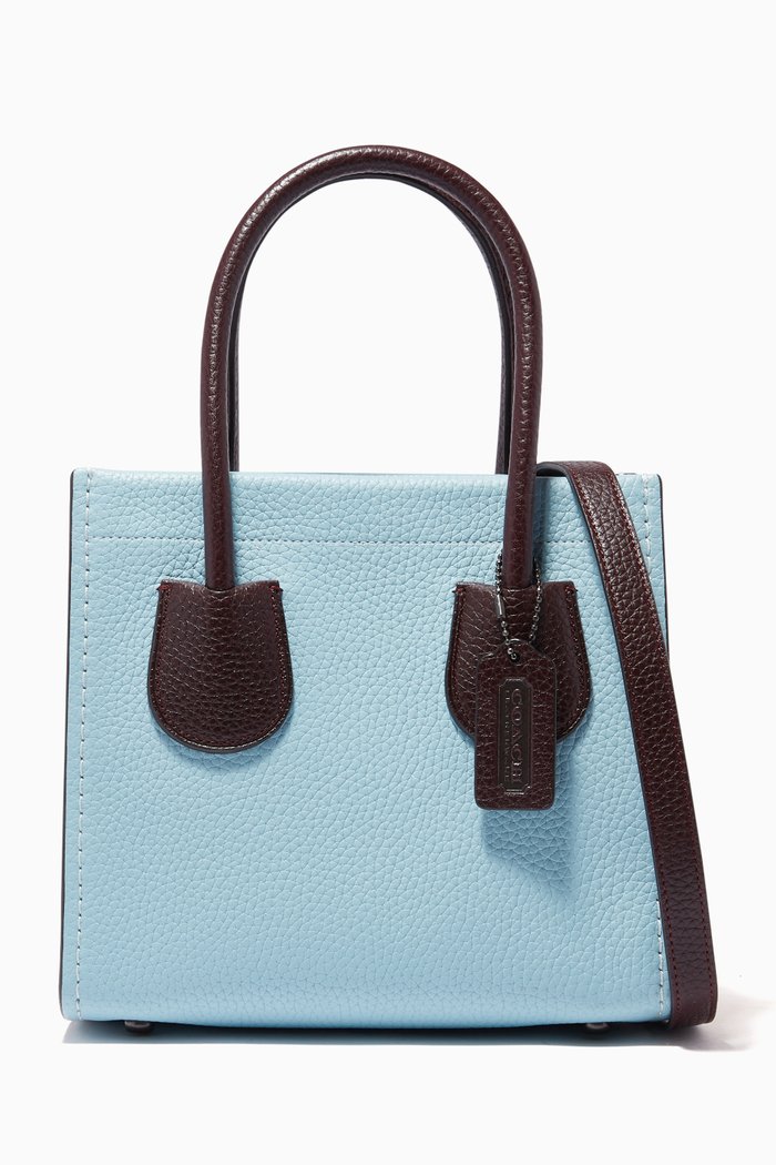 

Cashin Carry Tote 22 in Pebble Leather, Blue
