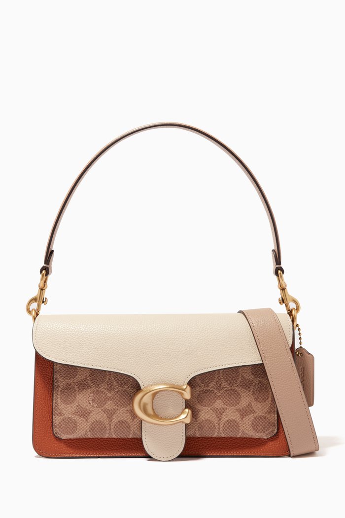 

Tabby 26 Shoulder Bag in Signature Canvas & Leather, Brown