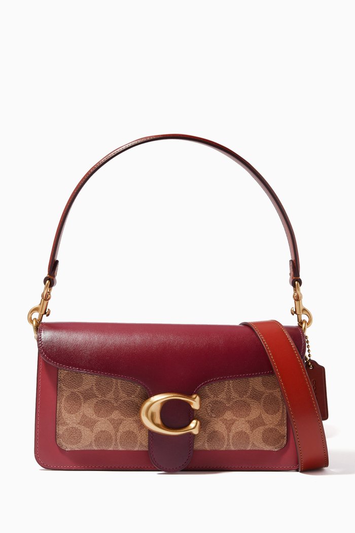 

Tabby 26 Shoulder Bag in Signature Canvas & Leather, Brown