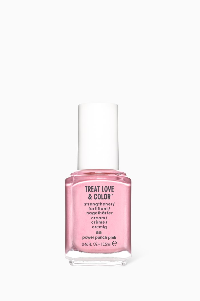 

Power Punch Pink Treat Love & Color Nail Polish, 13.5ml, Multicolour
