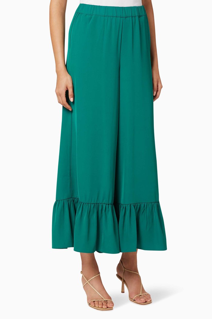 

Yaschip Flared Pants, Green