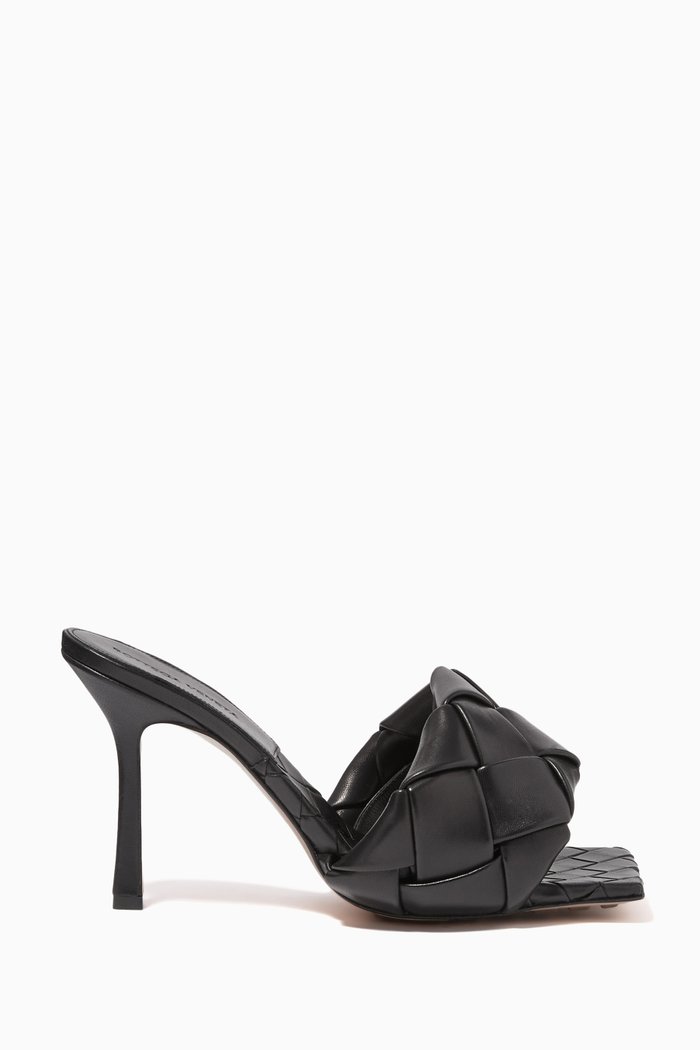 

The Lido Mule Sandals in Nappa, Black