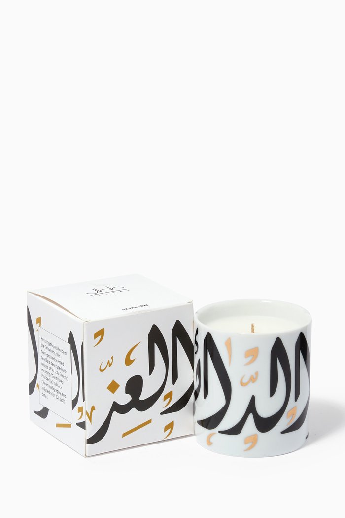 

Diwani Rose Oud Candle, 150g, Black