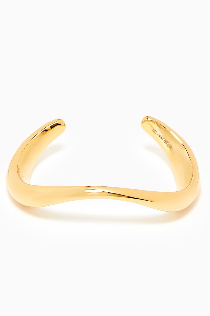 Turtle Bracelet in 18kt Vermeil, Yellow
