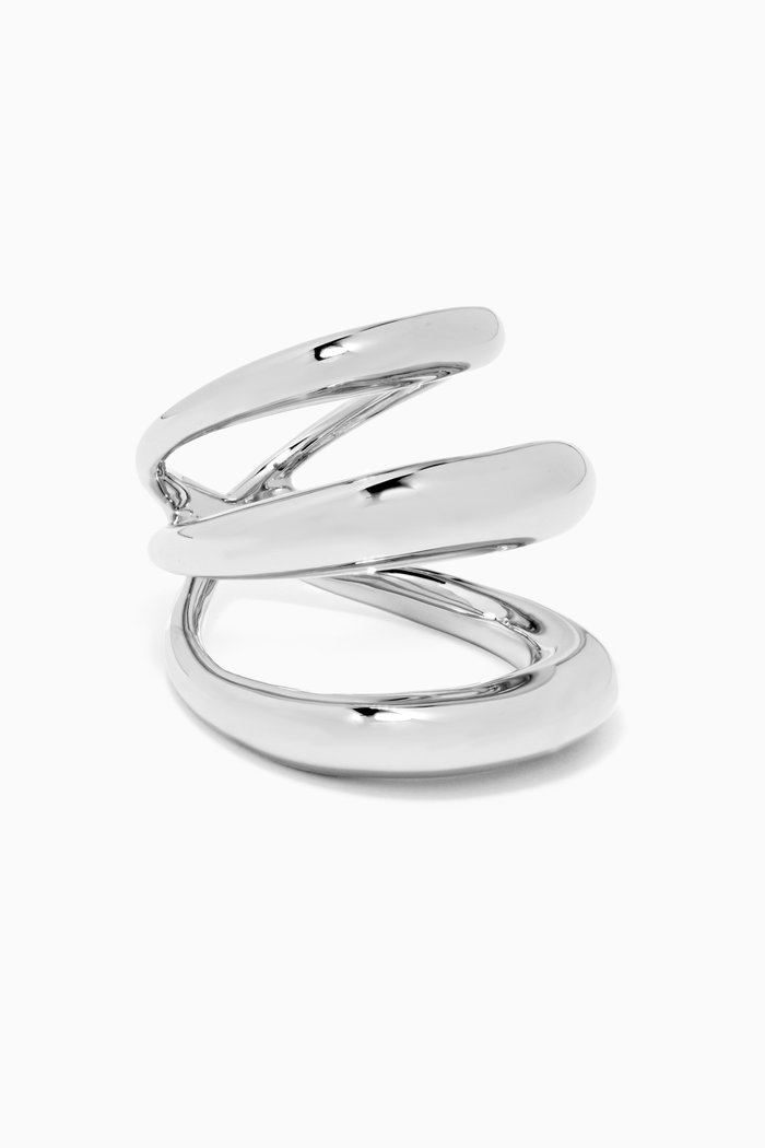 

Echo Ring in Rhodium Plated Sterling Silver