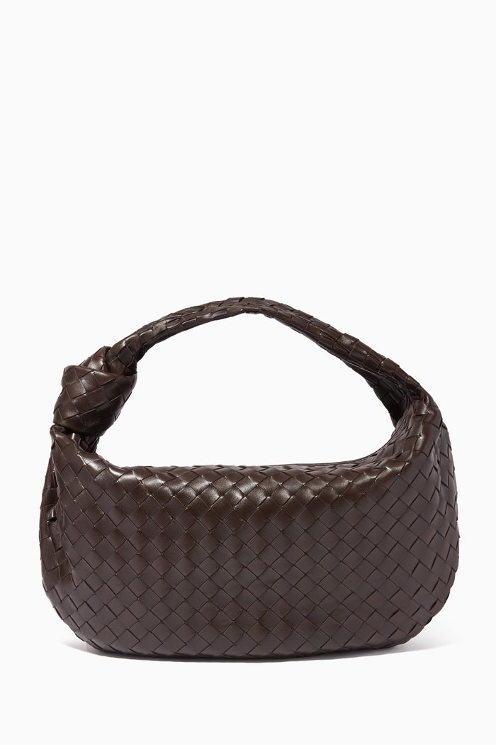 

The Jodie in Intrecciato Nappa, Brown