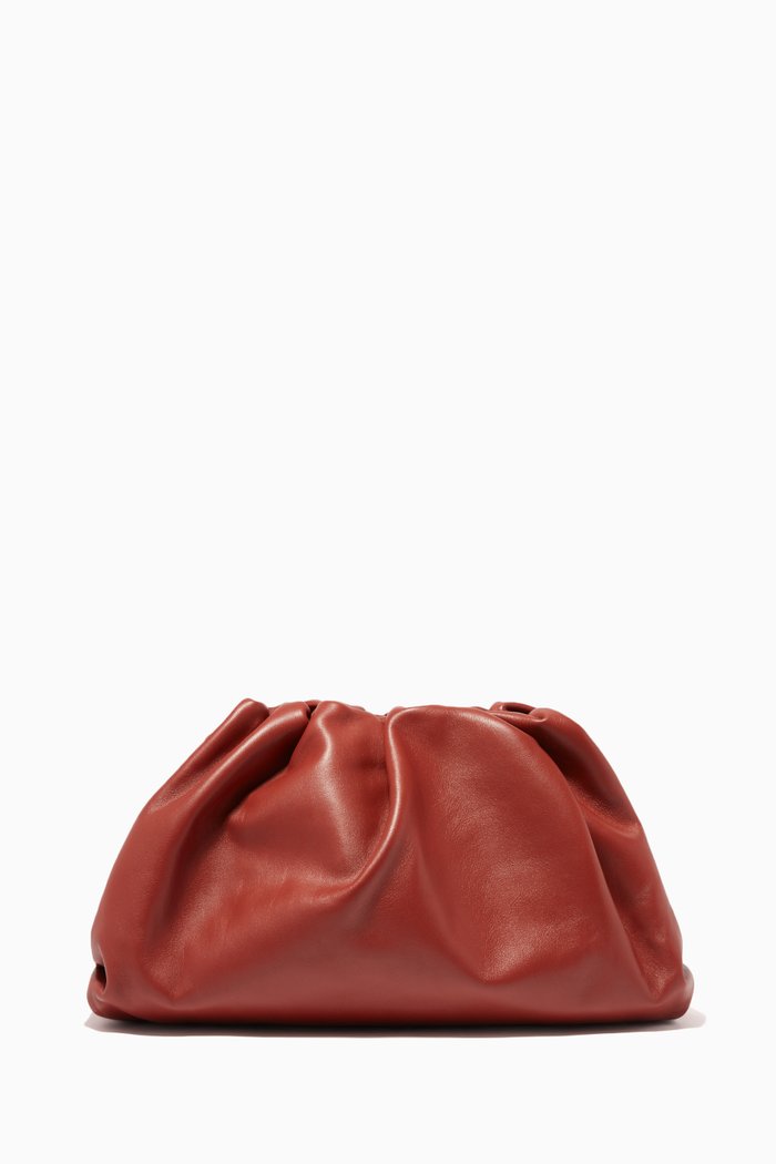 

The Pouch Butter Calf Clutch, Red