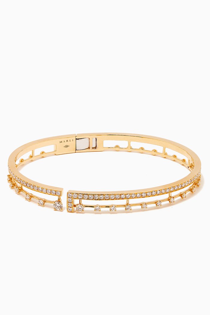 

Avenues “Super” Diamond Hinged Cuff, Yellow