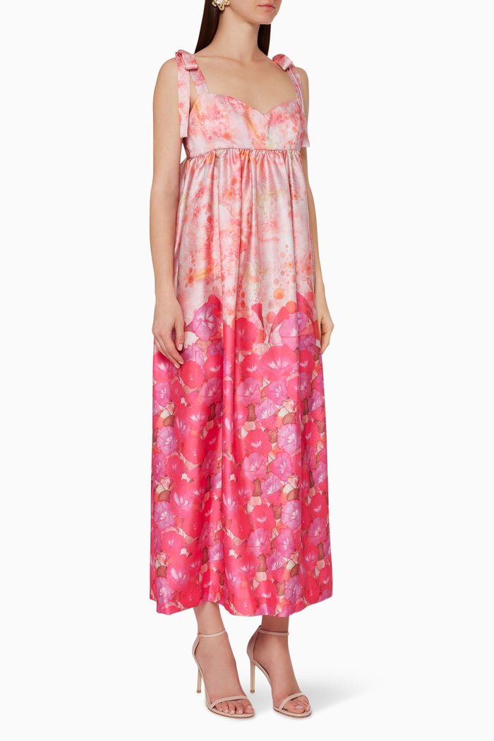 

Alice Silk Dress, Pink